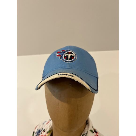 Reebok Other - Reebok NFL Tennessee Titans Light Blue Cap Hat Adjustable Strap Pre Owned